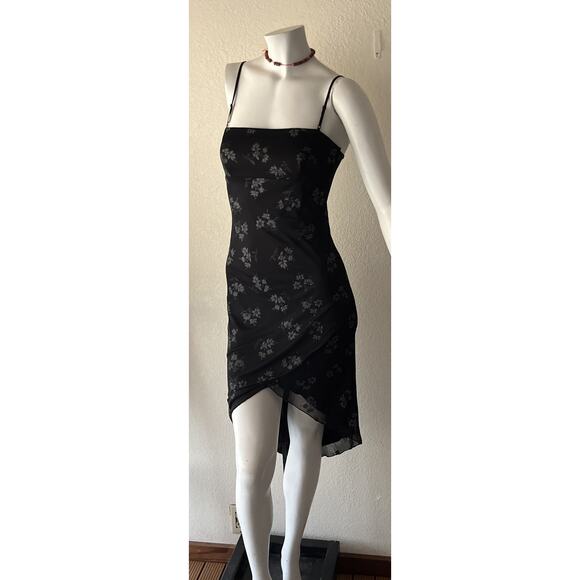 VTG 90’s Y2K City Triangles Babydoll Dress Small Fairy Whimsigoth Asymmetric - Picture 16 of 16